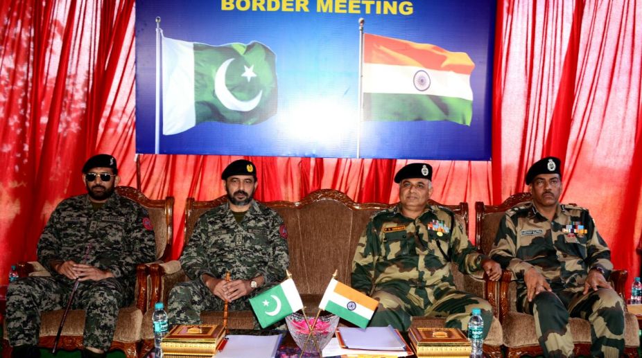 BSF, Pakistan Rangers hold meeting at Suchetgarh