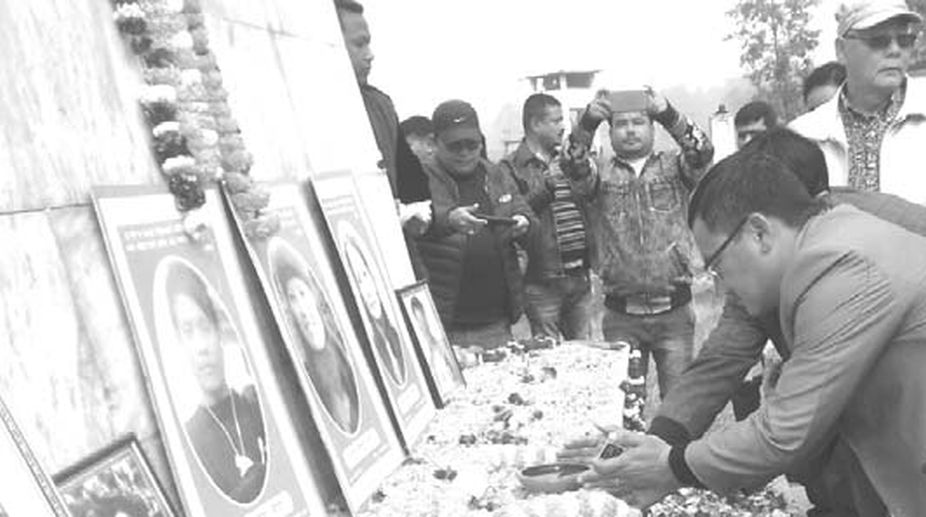 Morcha marks Martyrs’ day at Sipchu