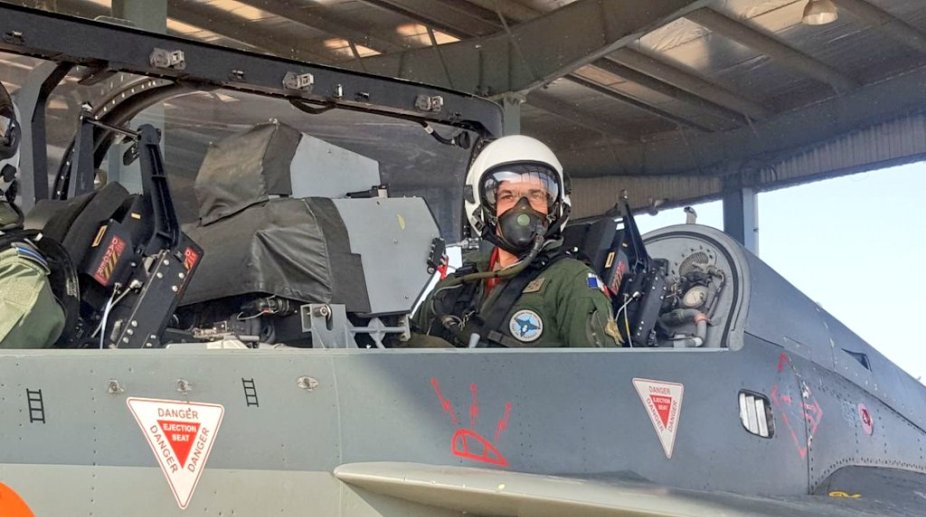 After US Air Force chief, French Air Force chief flies Tejas