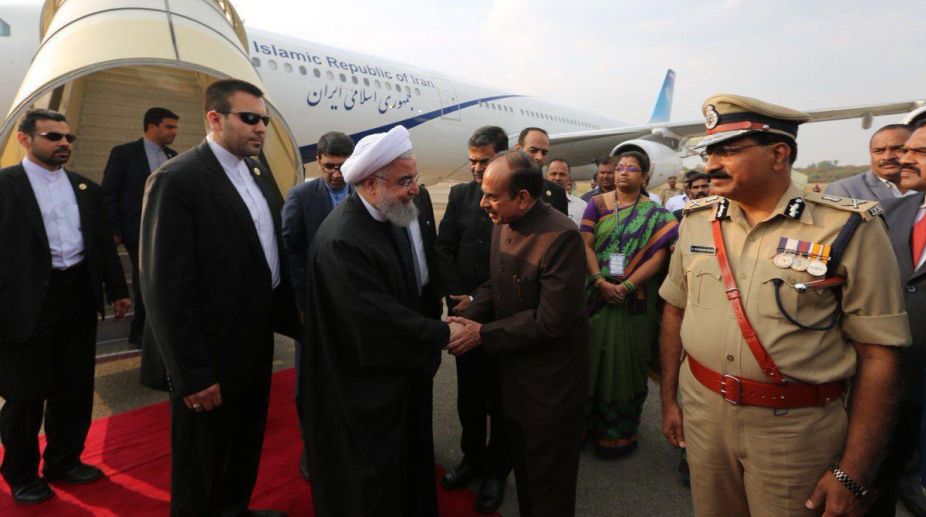 Iranian President Rouhani visits Qutub Shahi tombs in Hyderabad