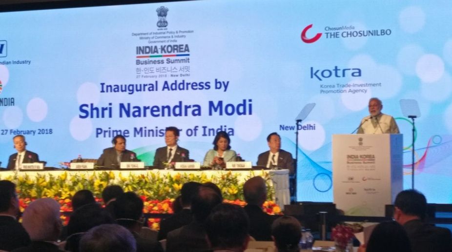 India’s three Ds unique in the world: PM Modi at India-Korea Business Summit
