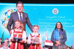 Students perform for peace at Int’l Children’s Festival at Springdales