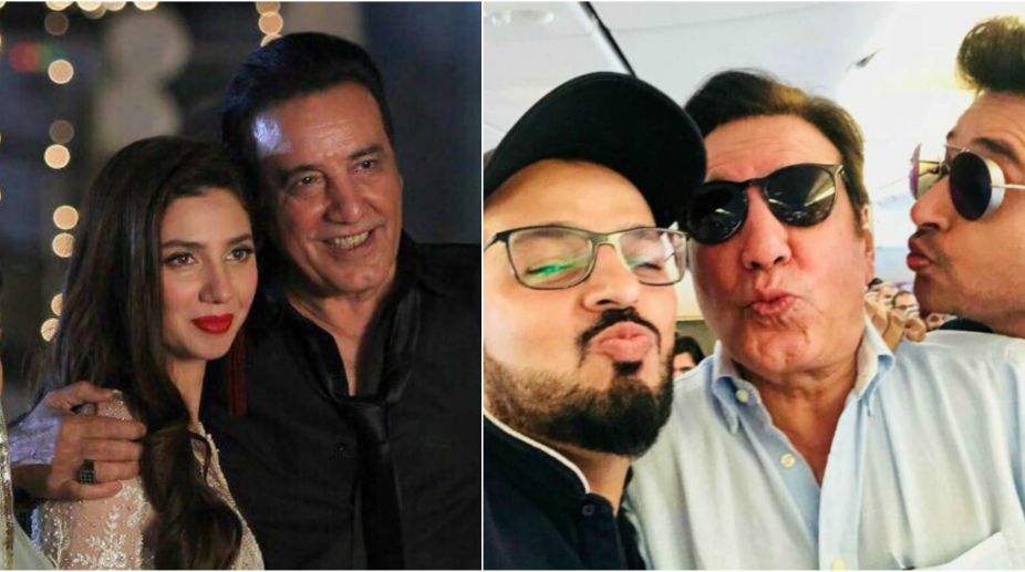 Video: Mahira Khan, Javed Sheikh react to their ‘awkward kiss’ controversy