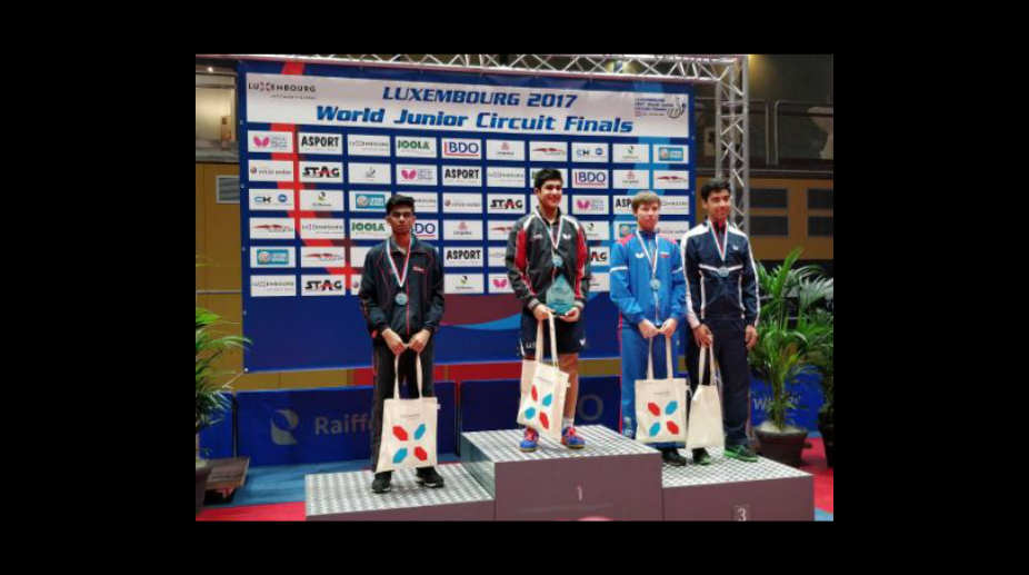 Manav Thakkar ends up with silver at ITTF World Junior Circuit Finals