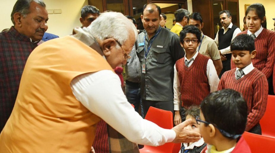 ‘Padmaavat’ row: Haryana CM meets students whose bus was attacked