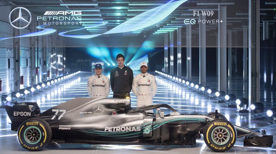 F1 World Champions Mercedes unveil 2018 season car