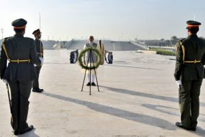 PM Modi pays tribute at UAE martyr’s war memorial in Abu Dhabi