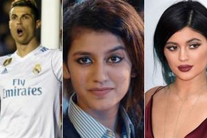 Priya Prakash marks her place after Cristiano Ronaldo, Kylie Jenner on social media