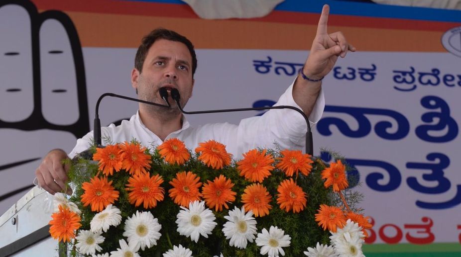 Rahul bets on Congress wining Karnataka assembly poll
