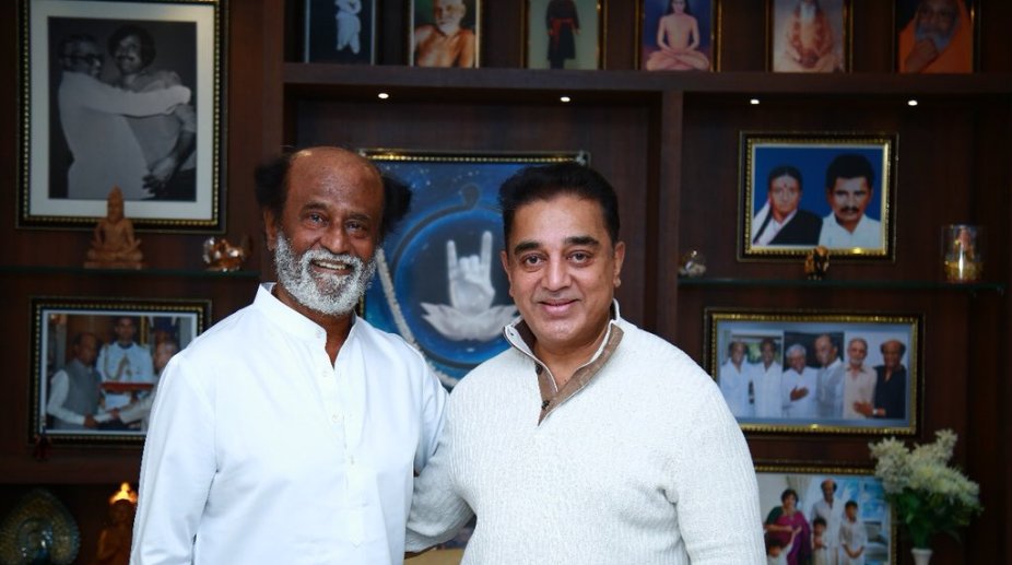 Kamal Haasan meets Rajinikanth for a ‘courtesy call’