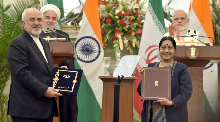 Iranian Foreign Minister to meet Sushma Swaraj on Monday