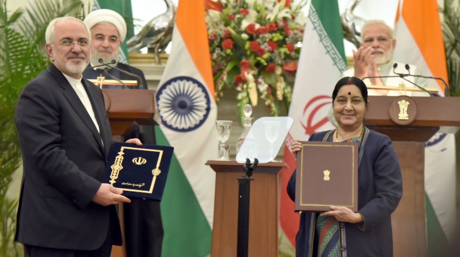 Iranian Foreign Minister to meet Sushma Swaraj on Monday