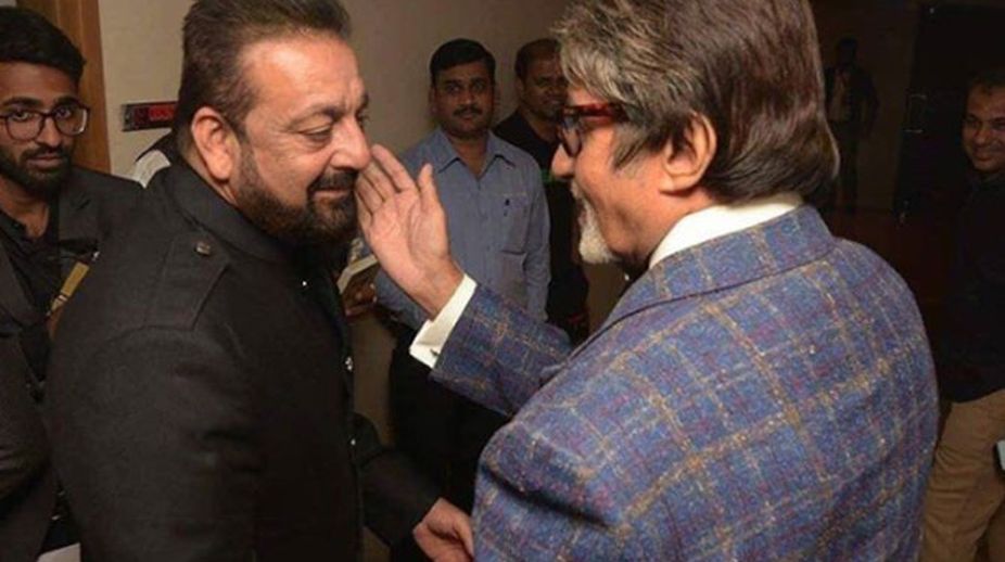 Sanjay Dutt gets nostalgic, shares throwback pictures with Amitabh Bachchan