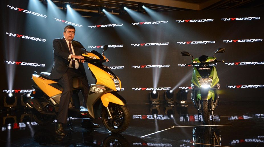 TVS NTorq 125cc scooter with SmartXonnect Bluetooth tech launched in India for Rs. 58,750