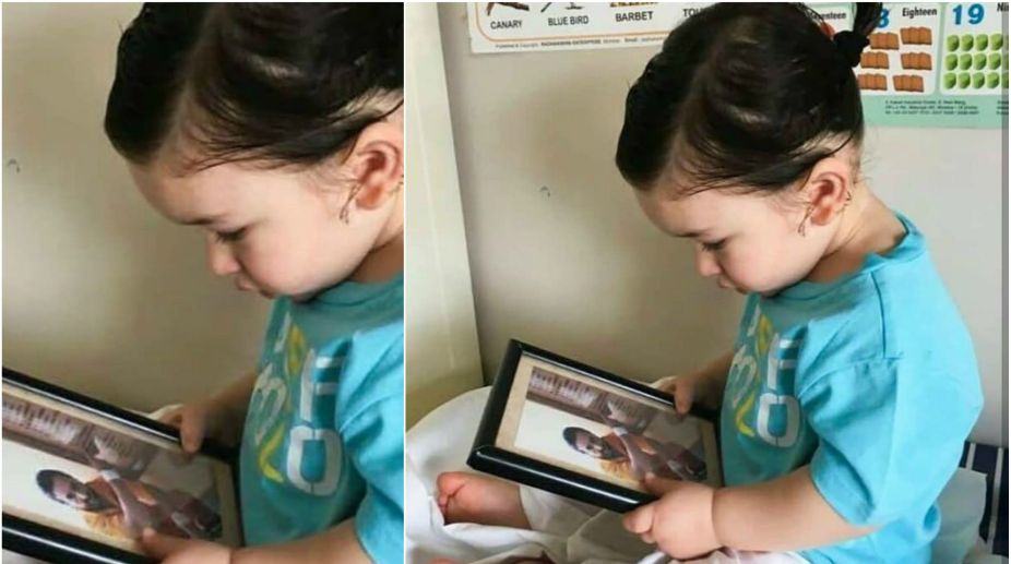 Taimur Ali Khan sports ponytail look