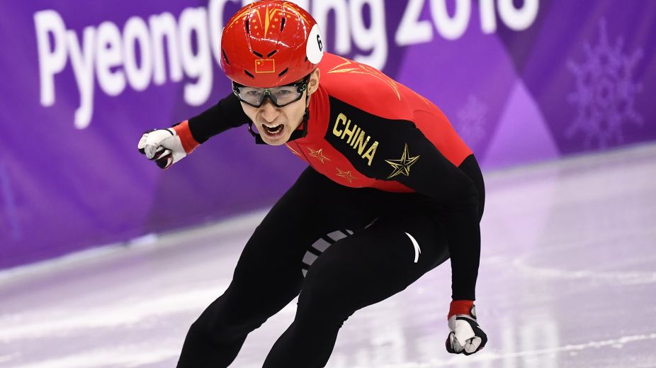 New world record as China’s Wu grabs short track gold