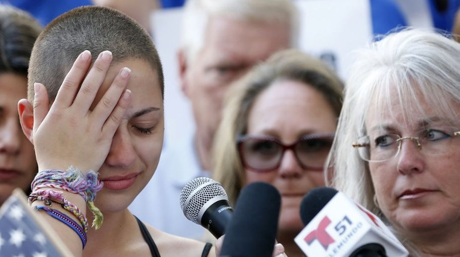 Florida school shooting survivors call for tougher gun laws