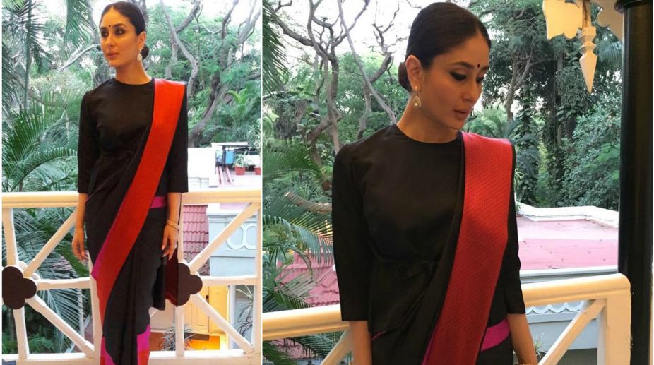 Kareena Kapoor Khan sizzles in classic silk saree at Bengaluru Film Festival