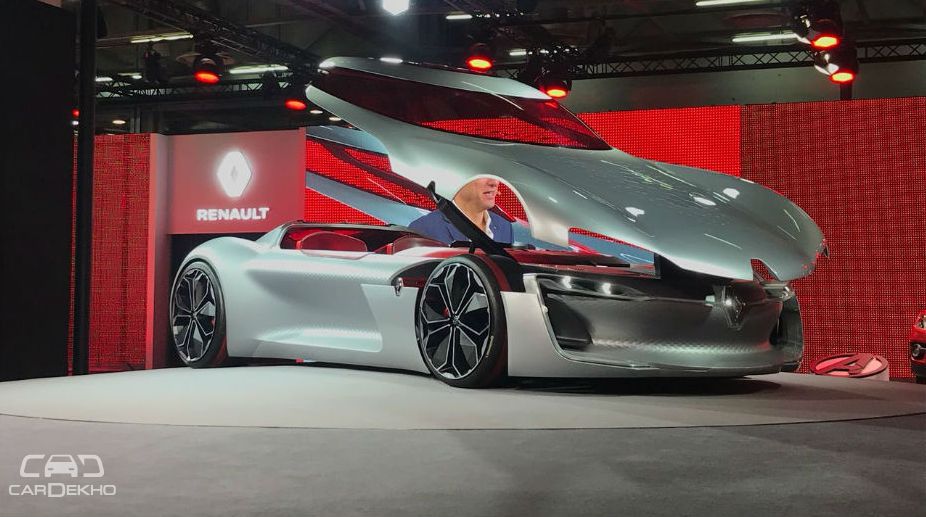 Renault showcases electric concept cars TREZOR and ZOE e- Sport at Auto Expo 2018