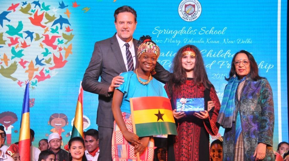 Students perform for peace at Int’l Children’s fest