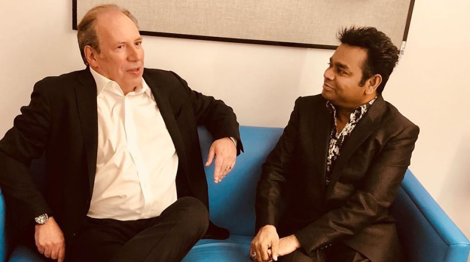 Rahman bonds with Hans Zimmer at Oscar concert