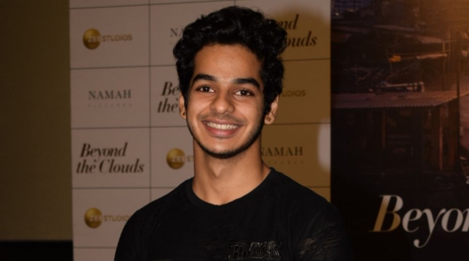 Ishaan Khattar lost weight for debut film