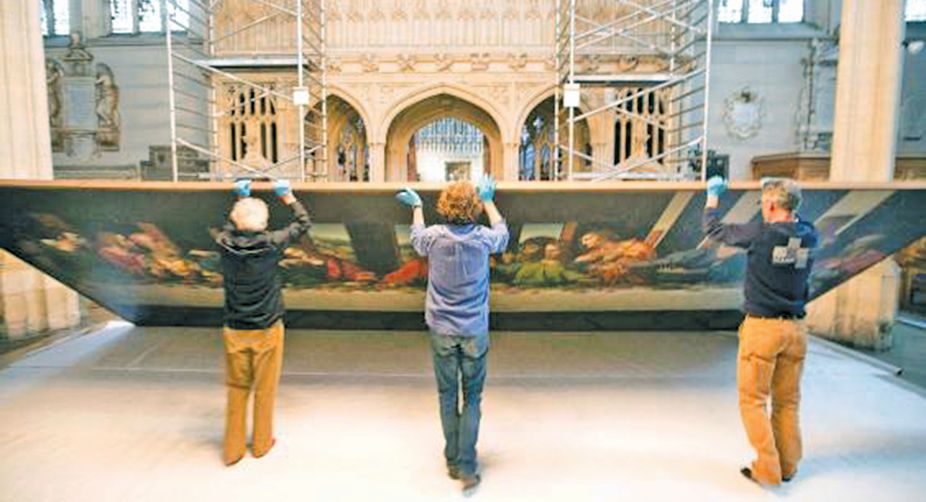 A copy of Leonardo’s ‘Last Supper’ painted by his pupil Giampietrino will be on view at the Royal Academy from May.