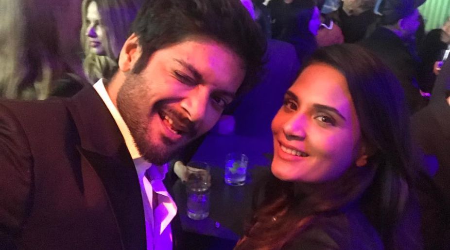In pictures | Ali Fazal, Richa Chadha spotted together at Pre-Oscar party 