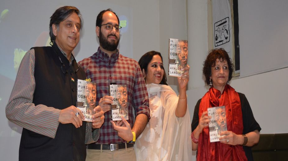​MP S​hashi Tharoor launches Avalok Langer’s book ‘In Pursuit Of Conflict’