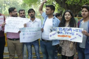 Prakash Javadekar feels heat of CBSE paper leak, students out on street
