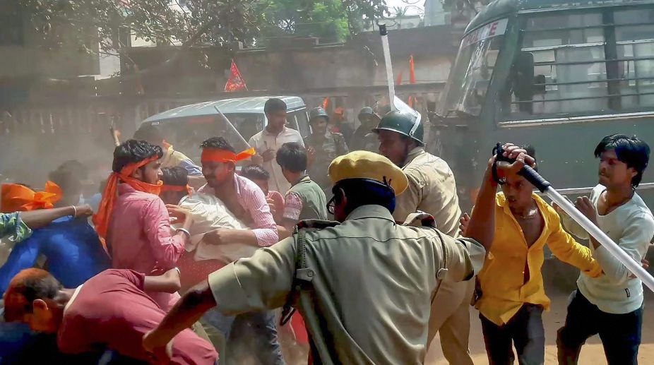 Ram Navami violence, West Bengal violence, West Bengal governor, KN Tripathi, Bengal communal clashes