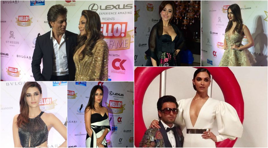 SRK to Kriti Sanon: B-town celebs sizzle at Hello Hall of Fame Awards 2018