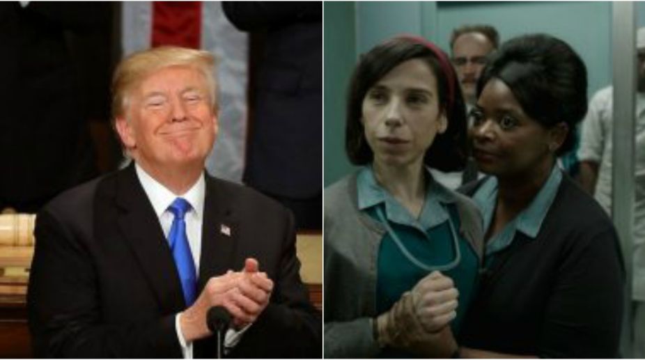 Watch: Jimmy Kimmel takes a dig at Donald Trump with ‘The Shape of Water’ reference