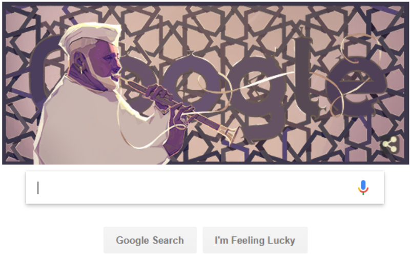 Google Doodle celebrates shehnai maestro Ustad Bismillah Khan on 102nd birth anniversary