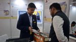 A visitor enquiring about a product from a young innovator at the Festival of Innovation and Entrepreneurship (FINE) on Monday. (Photo: Subrata Dutta)