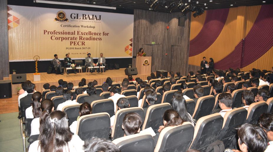 Workshop on ‘Professional excellence for corporate readiness’ at GLBIMR