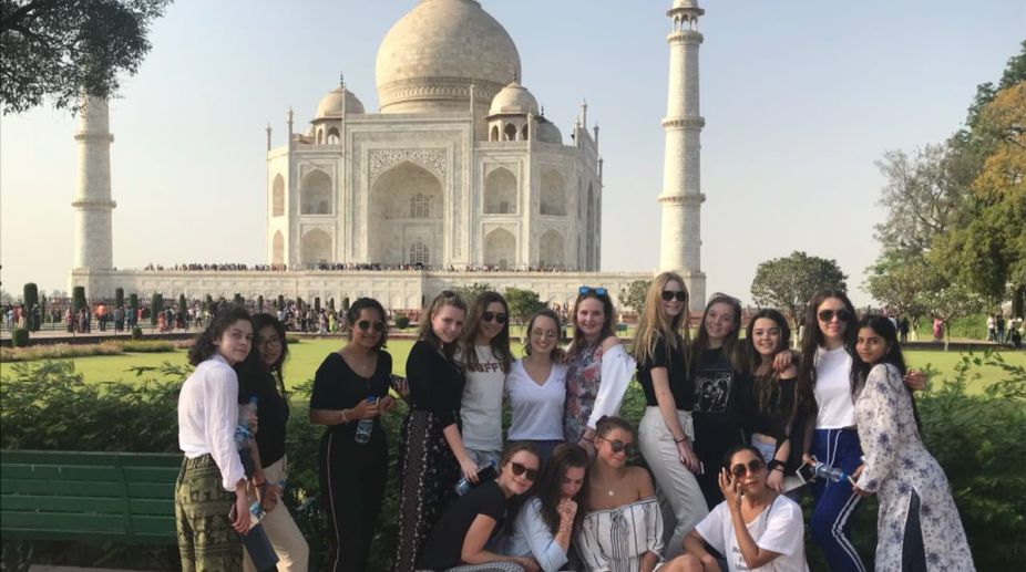 Suhana Khan visits Taj Mahal with friends, mom | See pics