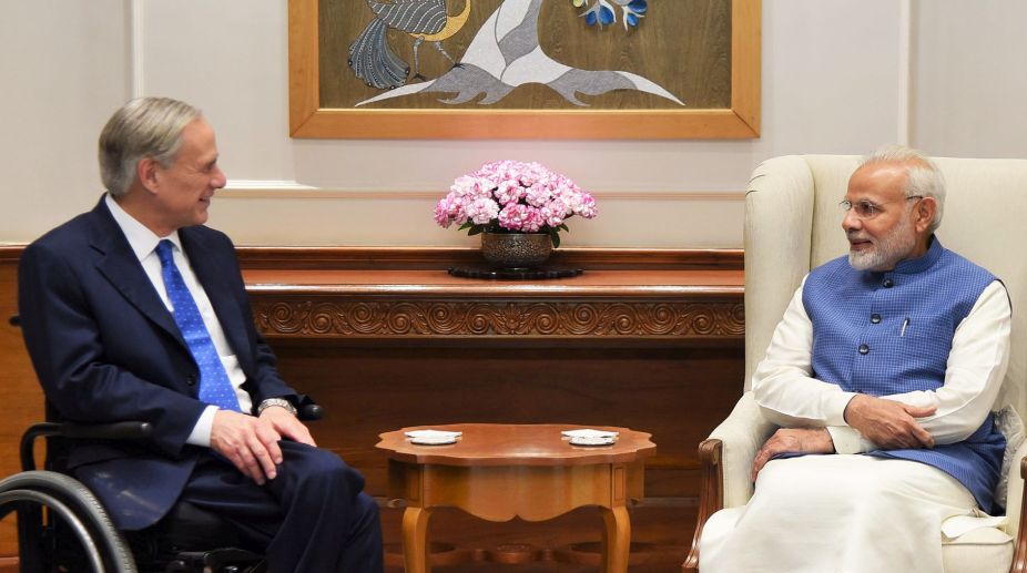 PM Modi, Texas Governor Greg Abbott agree to strengthen ties