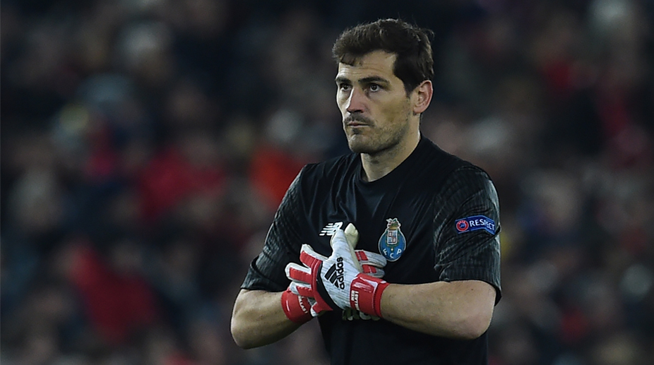 Iker Casillas responds to Anfield’s standing ovation