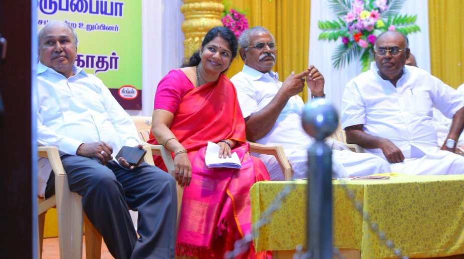 Kanimozhi opposes Ram Rajya Rath Yatra in Tamil Nadu