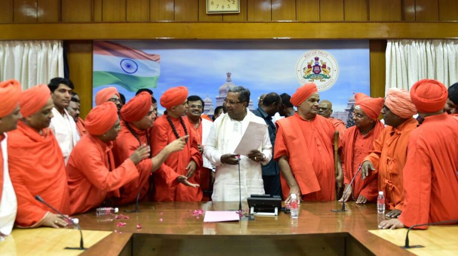 Karnataka: Congress government to recommend religious minority tag to Lingayat community