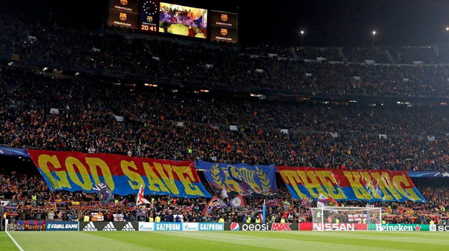Lionel Messi thanks Barcelona fans for incredible tifo