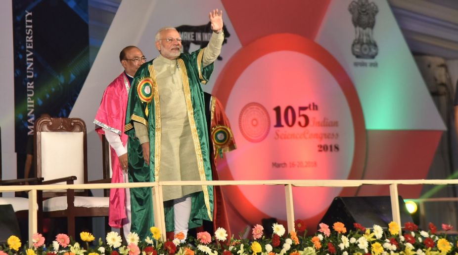 PM Modi inaugurates 105th Indian Science Congress in Manipur