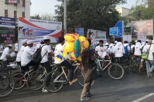 Allopathic doctors’ mega rally in Delhi against NMC Bill