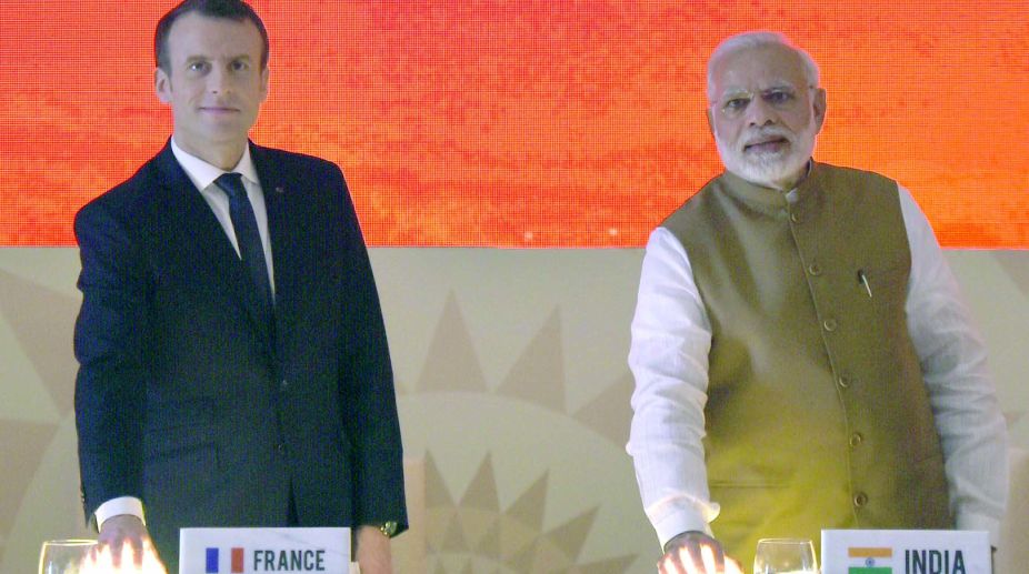 PM Modi, Macron make joint push for solar energy