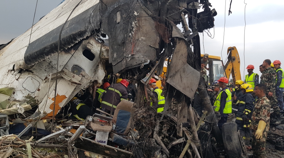 US-Bangla plane crash in Nepal's Tribhuvan International Airport
