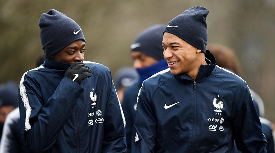 Watch: Kylian Mbappe, Ousmane Dembele look electric in France training