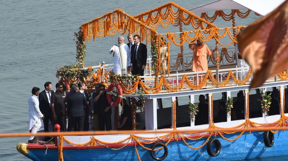 In pics: PM Modi-Macron bonhomie reaches Varanasi