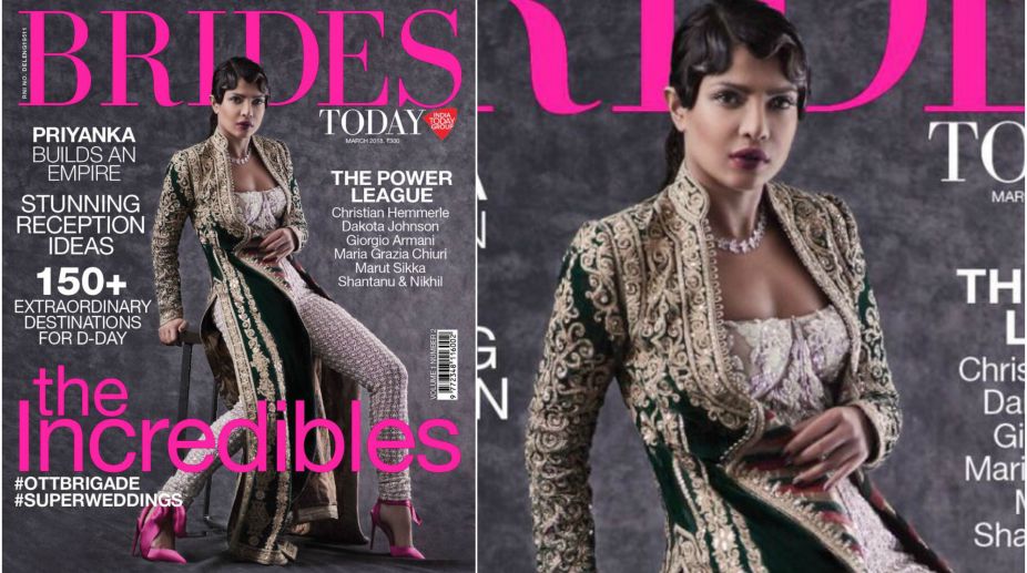 Priyanka Chopra graces on Brides Today cover