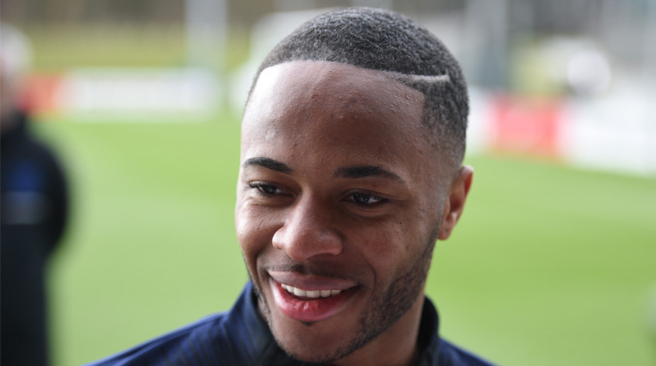 Watch: England winger Raheem Sterling’s cheeky finish in training